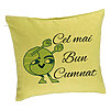 Perna Decorativa pentru Cumnat 4, 40x40 cm, Verde, Husa Detasabila, Burduf 7 Perna Decorativa pentru Cumnat 4