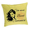 Perna Decorativa pentru Cumnata 3, 40x40 cm, Verde, Husa Detasabila, Burduf 7 Perna Decorativa pentru Cumnata 3