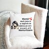 Perna Decorativa pentru Mama 11,40x40 cm, Alba, Mata, Husa Detasabila, Burduf 18 Alba