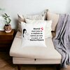 Perna Decorativa pentru Mama 12,40x40 cm, Alba, Mata, Husa Detasabila, Burduf 22 Mata