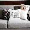 Perna Decorativa pentru Mama 3,40x40 cm, Alba, Mata, Husa Detasabila, Burduf 21 Alba