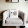 Perna Decorativa pentru Mama 5,40x40 cm, Alba, Mata, Husa Detasabila, Burduf 24 Burduf