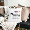 Perna Decorativa pentru Mama 9,40x40 cm, Alba, Mata, Husa Detasabila, Burduf 20 Husa Detasabila
