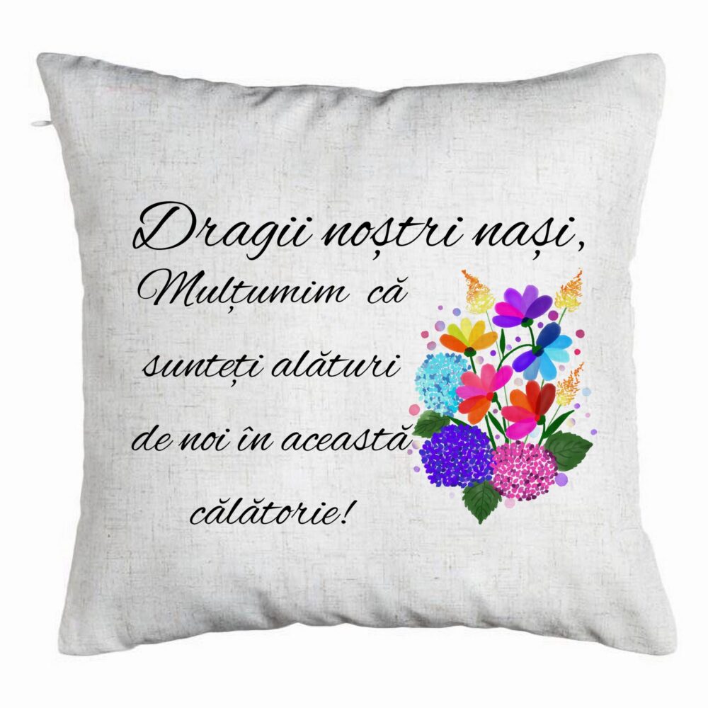 Perna Decorativa pentru Nasi 1, 40x40 cm, Alb Murdar, Husa Detasabila, Burduf 5 Perna Decorativa pentru Nasi 1