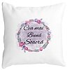 Perna Decorativa pentru Soacra 1, 40x40 cm, Alba, Mata, Husa Detasabila, Burduf 4 Perna Decorativa pentru Soacra 1