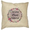 Perna Decorativa pentru Soacra 1, 40x40 cm, Husa Detasabila, Burduf 16 Perna Decorativa pentru Soacra 1