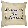 Perna Decorativa pentru Socrul 1, 40x40 cm, Husa Detasabila, Burduf 16 Perna Decorativa pentru Socrul 1