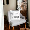 Perna Decorativa pentru Tata 10,40x40 cm, Alba, Mata, Husa Detasabila, Burduf 21 Alba
