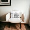 Perna Decorativa pentru Tata 10,40x40 cm, Alba, Mata, Husa Detasabila, Burduf 22 Mata