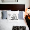Perna Decorativa pentru Tata 10,40x40 cm, Alba, Mata, Husa Detasabila, Burduf 23 Husa Detasabila