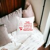 Perna Decorativa pentru Tata 2,40x40 cm, Alba, Mata, Husa Detasabila, Burduf 21 Alba
