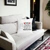 Perna Decorativa pentru Tata 3,40x40 cm, Alba, Mata, Husa Detasabila, Burduf 17 40x40 cm