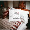 Perna Decorativa pentru Tata 8,40x40 cm, Alba, Mata, Husa Detasabila, Burduf 20 40x40 cm
