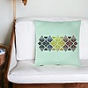 Perna Decorativa, Model cu Motive Locale, 40x40 cm, Verde Menta, Husa Detasabila, Burduf 27 bsC0130 PhotoRoom 4