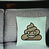 Perna Decorativa, Model Poo Emoji, 40x40 cm, Verde Menta, Husa Detasabila, Burduf 25 bsC0136 PhotoRoom 2
