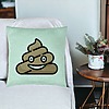 Perna Decorativa, Model Poo Emoji, 40x40 cm, Verde Menta, Husa Detasabila, Burduf 26 bsC0136 PhotoRoom 3