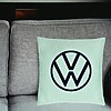Perna Decorativa, Model Volkswagen, 40x40 cm, Verde Menta, Husa Detasabila, Burduf 24 bsC0142 PhotoRoom 1