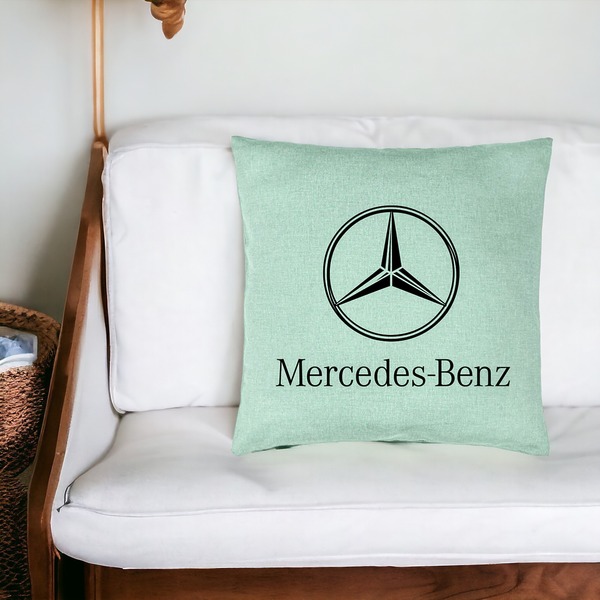Perna Decorativa, Model Mercedes, 40x40 cm, Verde Menta, Husa Detasabila, Burduf 19 bsC0143 PhotoRoom 3