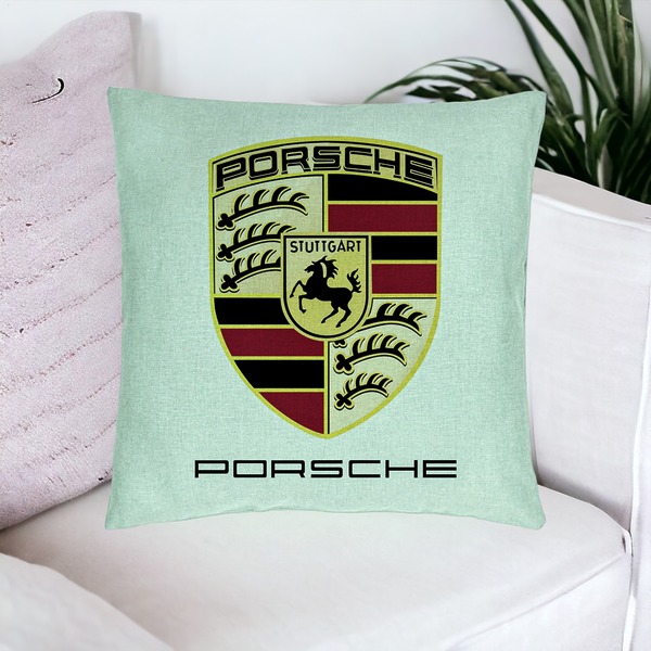Perna Decorativa, Model Porsche, 40x40 cm, Verde Menta, Husa Detasabila, Burduf 17 bsC0144 PhotoRoom 1