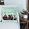 Perna Decorativa, Model Blackpink K-POP semnaturi, 40x40 cm, Verde Menta, Husa Detasabila, Burduf 25 bsC0145 PhotoRoom 2 1