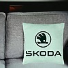 Perna Decorativa, Model Skoda, 40x40 cm, Verde Menta, Husa Detasabila, Burduf 24 bsC0147 PhotoRoom 1