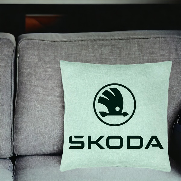 Perna Decorativa, Model Skoda, 40x40 cm, Verde Menta, Husa Detasabila, Burduf 17 bsC0147 PhotoRoom 1