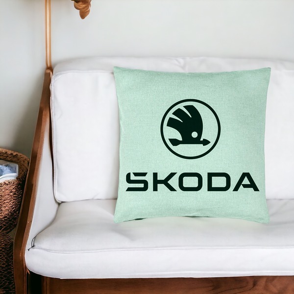 Perna Decorativa, Model Skoda, 40x40 cm, Verde Menta, Husa Detasabila, Burduf 19 bsC0147 PhotoRoom 3