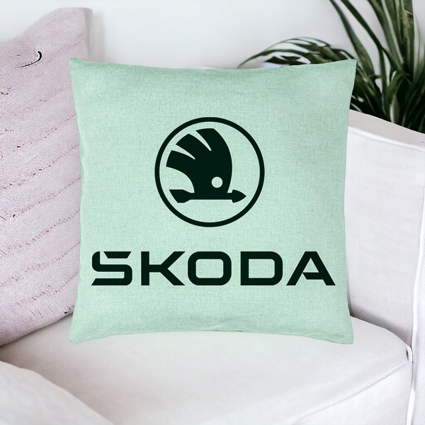 Perna Decorativa, Model Skoda, 40x40 cm, Verde Menta, Husa Detasabila, Burduf 20 bsC0147 PhotoRoom 4