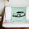 Perna Decorativa, Model Porsche 911, 40x40 cm, Verde Menta, Husa Detasabila, Burduf 27 bsC0148 PhotoRoom 4