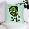 Perna Decorativa, Model Zombie, 40x40 cm, Verde Menta, Husa Detasabila, Burduf 27 bsC0158 PhotoRoom 4