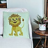 Perna Decorativa, Model copii Little Lion, 40x40 cm, Verde Menta, Husa Detasabila, Burduf 26 bsC0159 PhotoRoom 3
