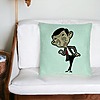 Perna Decorativa, Model Mr Bean, 40x40 cm, Verde Menta, Husa Detasabila, Burduf 27 bsC0173 PhotoRoom 4