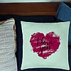 Perna Decorativa, Model I Love You, 40x40 cm, Verde Menta, Husa Detasabila, Burduf 24 bsC0174 PhotoRoom 1