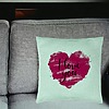Perna Decorativa, Model I Love You, 40x40 cm, Verde Menta, Husa Detasabila, Burduf 25 bsC0174 PhotoRoom 2