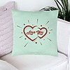 Perna Decorativa, Model Love You, 40x40 cm, Verde Menta, Husa Detasabila, Burduf 23 bsC0175 PhotoRoom