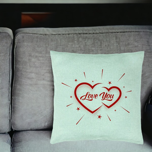 Perna Decorativa, Model Love You, 40x40 cm, Verde Menta, Husa Detasabila, Burduf 18 bsC0175 PhotoRoom 2