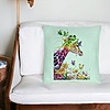 Perna Decorativa, Model Girafa Multicolor, 40x40 cm, Verde Menta, Husa Detasabila, Burduf 27 bsC0178 PhotoRoom 4