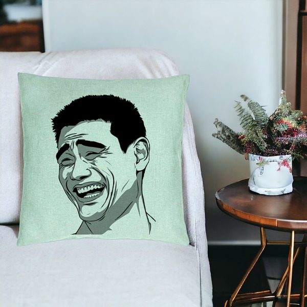 Perna Decorativa, Model Meme, 40x40 cm, Verde Menta, Husa Detasabila, Burduf 19 bsC0181 PhotoRoom 3