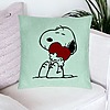 Perna Decorativa, Model Doggo Love, 40x40 cm, Verde Menta, Husa Detasabila, Burduf 23 bsC0184 PhotoRoom