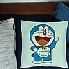 Perna Decorativa, Model copii Doraemon, 40x40 cm, Verde Menta, Husa Detasabila, Burduf 24 bsC0187 PhotoRoom 1