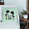 Perna Decorativa, Model Super Love, 40x40 cm, Verde Menta, Husa Detasabila, Burduf 26 bsC0188 PhotoRoom 3