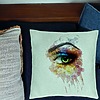Perna Decorativa, Model Multicolor Eye, 40x40 cm, Verde Menta, Husa Detasabila, Burduf 24 bsC0190 PhotoRoom 1