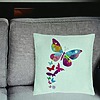 Perna Decorativa, Model Fluture Colorful, 40x40 cm, Verde Menta, Husa Detasabila, Burduf 25 bsC0192 PhotoRoom 2