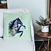 Perna Decorativa, Model Colorful Horse, 40x40 cm, Verde Menta, Husa Detasabila, Burduf 25 bsC0193 PhotoRoom 2