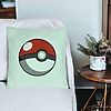Perna Decorativa, Model copii Pokeball, 40x40 cm, Verde Menta, Husa Detasabila, Burduf 26 bsC0203 PhotoRoom 3