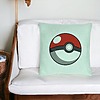 Perna Decorativa, Model copii Pokeball, 40x40 cm, Verde Menta, Husa Detasabila, Burduf 27 bsC0203 PhotoRoom 4
