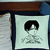 Perna Decorativa, Model Love You Levi, 40x40 cm, Verde Menta, Husa Detasabila, Burduf 24 bsC0206 PhotoRoom 1