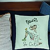 Perna Decorativa, Model So Cute, 40x40 cm, Verde Menta, Husa Detasabila, Burduf 24 bsC0207 PhotoRoom 1