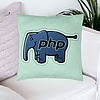 Perna Decorativa, Model PHP, 40x40 cm, Verde Menta, Husa Detasabila, Burduf 23 bsC0210 PhotoRoom