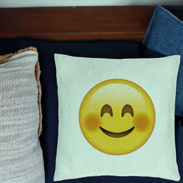 Perna Decorativa, Model Emoji Rusinos, 40x40 cm, Verde Menta, Husa Detasabila, Burduf 17 bsC0217 PhotoRoom 1